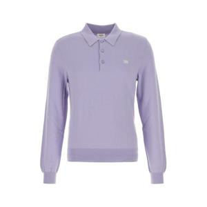 셀린느 파인 코튼 폴로 폴로 티셔츠 RY0FC367Y 33LP LIGHTPURPLE