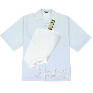 지씨디에스 블루 젤라또 볼링 셔츠 A1CM2400TC8 70