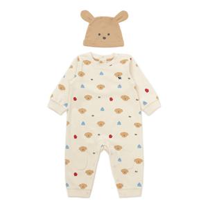 [블루독베이비8] FW25(IV)도기 우주복 HJ (45C7067502) (BLUEDOG BABY 유아 출산 백일 선물 도트 강아지 내