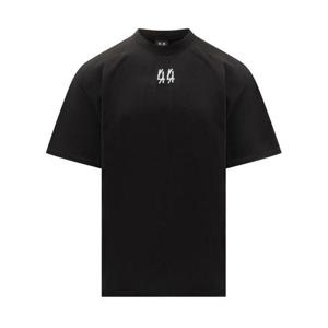 44레이블 반팔 티셔츠 B0030556FA582 P672 BLACK TATTOO SAPPHIR