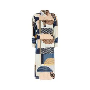 펜디 미디 원피스 FDD374AUQM F1SAT Printed