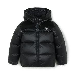 MLB키즈 에어쉘 글로시 립스탑 배색 덕다운 (7ADJB235650BKS)