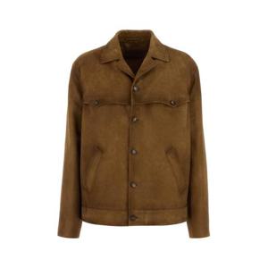 프라다 가죽 자켓 UPW567SOOO1V97 F0005 Brown