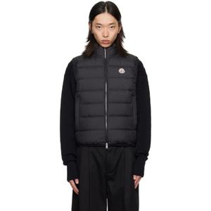 25 FW 몽클레어 남성 블랙 콘트린 다운 베스트 252111M178045