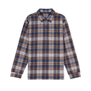 [뱅뱅]남녀공용 베이직 카라 체크 긴팔 티셔츠 NTL656