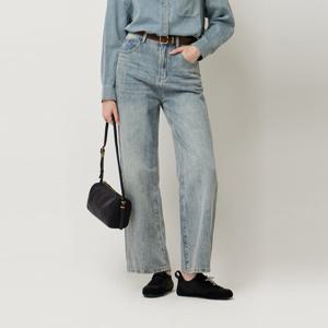 [시슬리]워싱 와이드 데님 팬츠 (SADP70541)