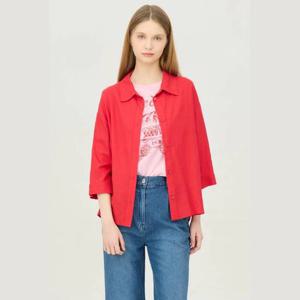 [베네통]레터링 프린팅 블라우스 BABL11511