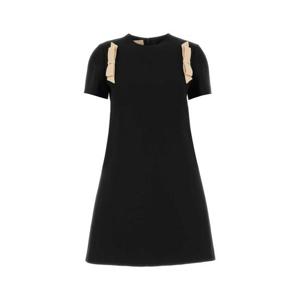 발렌티노 가라바니 미디 원피스 7B3VAFS21CF TB1 Black