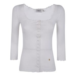 끌로에 긴팔 티셔츠 CH25WJC01185 101 WHITE