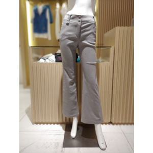 [파리게이츠]521E4PT302_GY-여성 스트라이프 세미부츠컷 팬츠-(25년겨울)