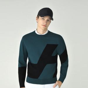 헤지스골프 BEST 남성 H 그래픽 컬러 블록 니트(HUSW5D712T3)