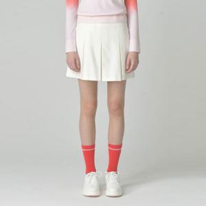 헤지스골프 BEST 여성 에센셜 윈터 플리츠 스커트(HWSK5D701IV)