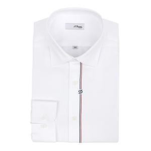 [에스티듀퐁(셔츠)]면혼방 트윌 소재 슬림핏 셔츠SE5FM21LS308SWH