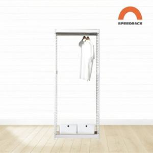 [스피드랙]스피드랙 행거 W900XD600XH1200X2단X행거봉1개 드레스