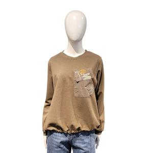 [페이지플린]포켓 자수 스트링 티셔츠 F5CTS012A