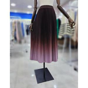 스테파니 세이브존08 그라데이션  주름  스커트 A25SK5308