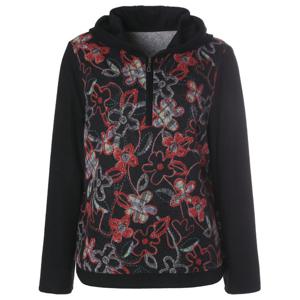 [벨리시앙]플라워 패턴 후드 블라우스 BL4403