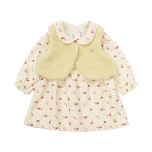 HP블루독베이비25년FW YE)미니플라워세트형드레스 45C1340002