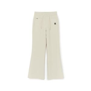 MLB  (3FPTB1256-50CRS) 여성 스몰로고 기모 플레어 팬츠