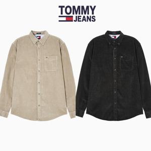 [타미진] T32F7WSH15TMT1 공용 레귤러 핏 스몰로고 포켓 코듀로이 셔츠