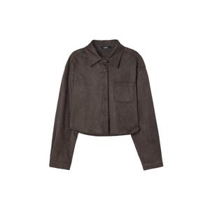 [랩]스웨이드 크롭 셔츠(AR4WBB41)