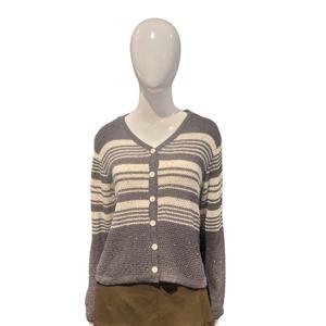 [페이지플린]브이넥 스팽글 단가라 가디건F5CCA506A