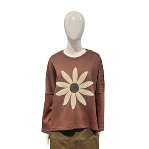 [페이지플린]플라워 자수 루즈핏 티셔츠F5CTS502A