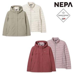 네파 7L60600 여성 등산 캠핑 경량 패딩 바람막이 세트 템퍼스 3IN1 자켓