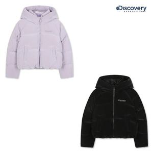 디스커버리 키즈 여아 엘리아 벨벳 다운 숏패딩 DKDJ55056