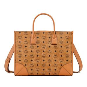 엠씨엠 렉탱귤러 로고 토트 백 MWTESBO06 CO