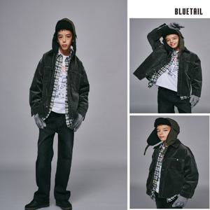 [블루테일]AZH3BL01CG 코듀로이 차콜그레이 셔츠