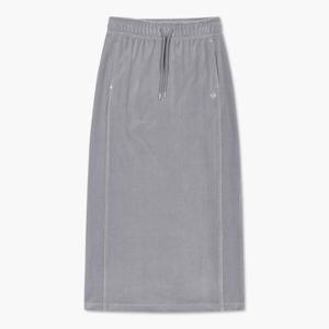 [르꼬끄]M 르꼬끄바지 UQC QP422OSKO2-LGR 여성 벨벳 맥시 스커