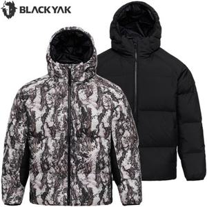 블랙야크 남성 겨울 오리털 패딩 택티컬 립스탑 패턴 다운자켓1 1BYPAWU004