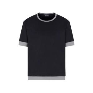 25 FW 조르지오아르마니 라운드 넥 티셔츠 GM001948TE10333 TP443725556