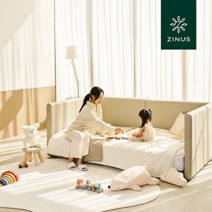 [설치배송]지누스 코코네 가드형 침대 프레임 SS 슈퍼싱글 3면 타입