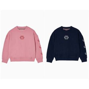 [타미힐피거칠드런TD] 하트 자수 스웨트셔츠 (T42F7KKO610GT1)