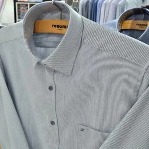 [레노마셔츠]일반핏/ 변형 스트라이프 긴소매 셔츠 RPFSG1450 NY