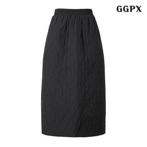 GGPX 퀼팅 밴딩 H라인 스커트 (GODWH016D)