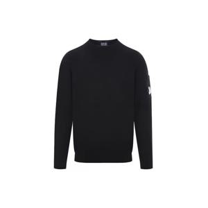 22SS CP컴퍼니 남성 렌즈 와펜 풀오버 니트(블랙) 12CMKN128A 004037A 999