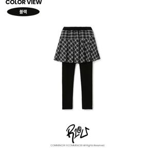 [레노마키즈]체크주름스커트레깅스 R2348P286