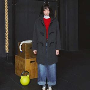 [랩]기모 워싱 절개 롤업 배기팬츠(AR4DPA61)