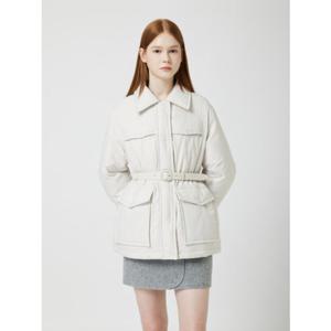 [CC콜렉트] 셔츠 카라 벨티드 라이트 다운 (C254PSG802)