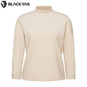 블랙야크 여성 겨울 모크넥 티셔츠 크루핏 기모 긴팔티2 1BYRTWU501CM