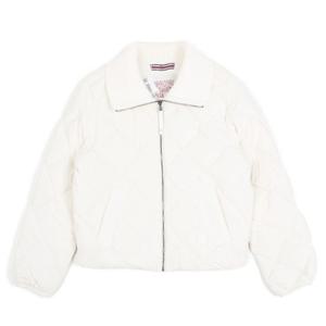 휠라패딩 KQC FS2DJG4155F-CRM 여성 스트레치 튜브 패딩