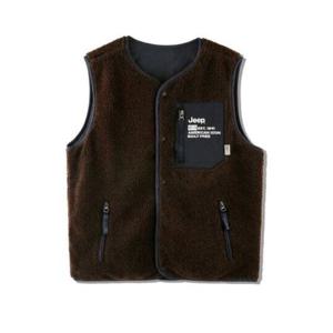 [지프]남여공용 뽀글이 퀼팅 누빔 리버서블 베스트 (JN4JPU602)