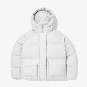 휠라패딩 KQC FS2DJG4156F-LGY 립스탑 포켓 후드패딩