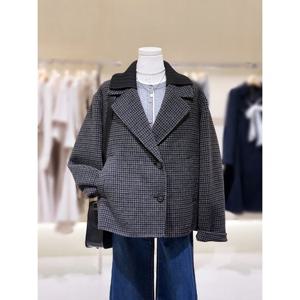 [숲]니트패치탈부착 카라반더블핸드메이드자켓 SBAJK881