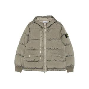 스톤 아일랜드 나일론 메탈 에코닐 후드 다운 파카 K2S154100088