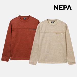 네파 남성 여성 겨울 맨투맨 본딩 스웨터 이너 등산 티셔츠 7LF5340