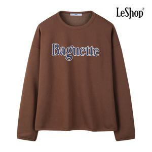 [르샵]바게트 프린트 기모 티셔츠 BPATS013A